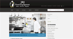 Desktop Screenshot of jrjfoodequipment.com